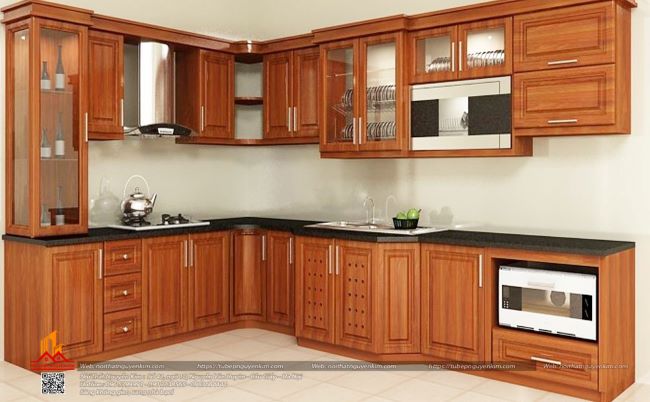 Với kỹ thuật nhuộm màu đặc biệt, màu cánh gián tự nhiên giúp tủ bếp trở nên ấm áp và gần gũi hơn. Đây là sản phẩm hoàn hảo cho những ai yêu thích phong cách thiên nhiên và mong muốn tìm kiếm sự khác biệt cho căn nhà của mình.