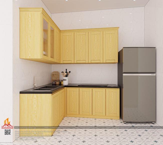 Tủ bếp gỗ sồi nga chữ L là sản phẩm phù hợp với gia đình nhiều thành viên. Thiết kế tối ưu cho không gian nhà bếp, tủ bếp chữ L giúp bạn tiết kiệm diện tích và tổ chức không gian hiệu quả. Với chất liệu gỗ sồi Nga đẹp và bền bỉ, tủ bếp này sẽ là sự lựa chọn hoàn hảo cho không gian nội thất của bạn.
